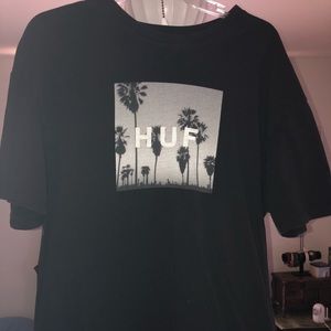 Men’s HUF T-Shirt Size XL Black